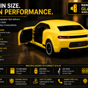 Range Rover Glamour Speaker – HD Bass & Luxury Sound
