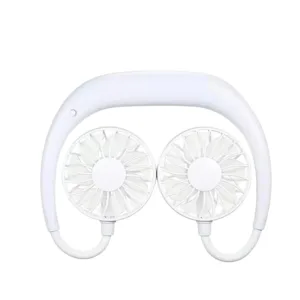 Portable Neck Fan – Hands-Free, USB Rechargeable 360° Cooling