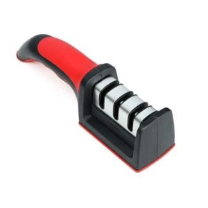 Manual Knife Sharpener - 3 Stage Tool for Ceramic & Steel Blades