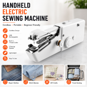 Handheld Electric Sewing Machine - Cordless for Beginners