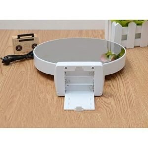 2-in-1 LED Mirror Photo Frame – Plastic Vanity Decor & Gift