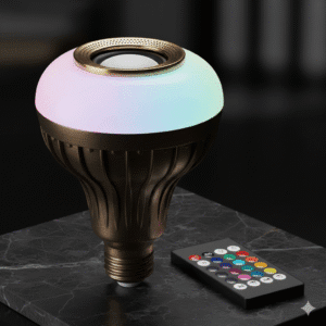 12W Bluetooth Music LED Bulb - Multicolor Smart Remote