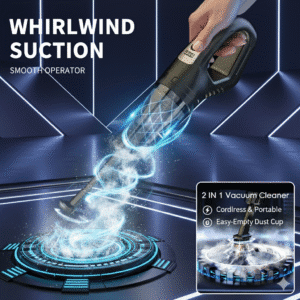 Wireless Handheld Car Vacuum Cleaner - 2-in-1 Dust Buster