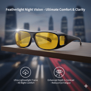HD Night Driving Glasses | Anti-Glare Safety Eyewear to Reduce Headlight Glare