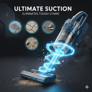 Wireless Handheld Car Vacuum Cleaner - 2-in-1 Dust Buster