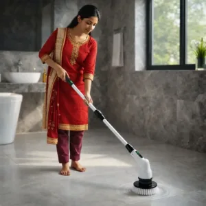 7-in-1 Electric Spin Scrubber with Long Handle