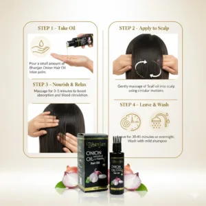 Onion Hair Oil with Vitamin E for Hair Growth – 100ml