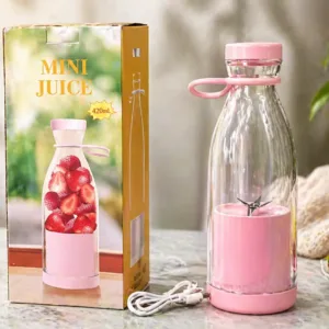Buy Portable Blender Juicer for Smoothies & Juice 420ml for fresh juice, smoothies and shakes. Compact portable juicer for home, office and travel use.