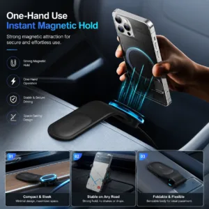 15W Wireless Car Charger Phone Holder Mount