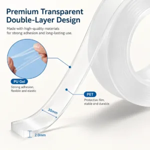 Double Sided Nano Adhesive Gel Tape 3 Meter