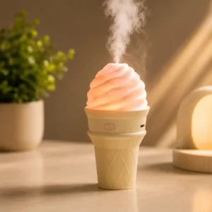 Ice Cream Design LED Air Humidifier for Home & Office