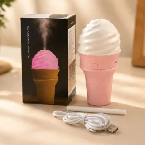 Ice Cream Design LED Air Humidifier for Home & Office