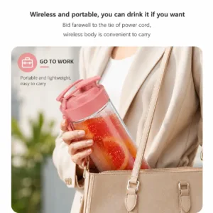 Portable Juicer Blender with Water Bottle & Cup Set