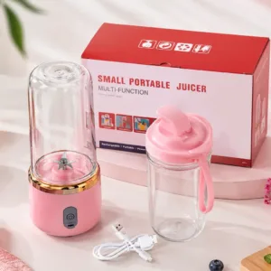 Portable Juicer Blender with Water Bottle & Cup Set