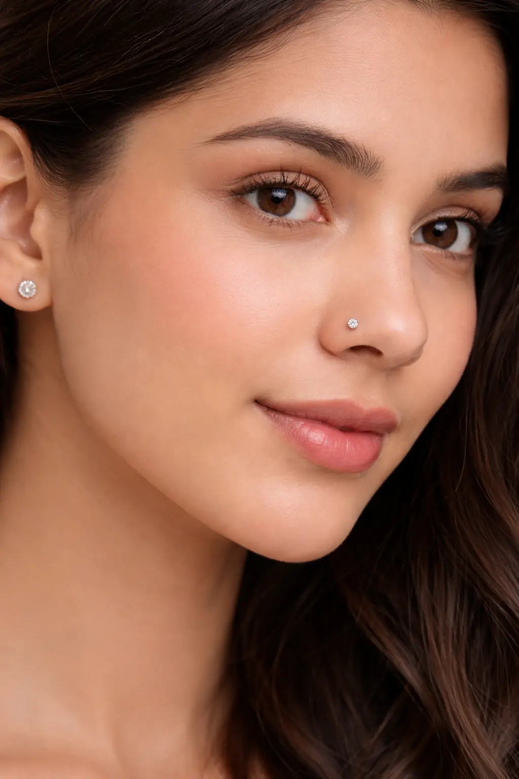 Silver Plated Stud Earrings Combo (2 Pairs) for Women & Girls