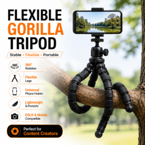 Flexible Gorilla Tripod 6 Inch | Mobile Camera Stand