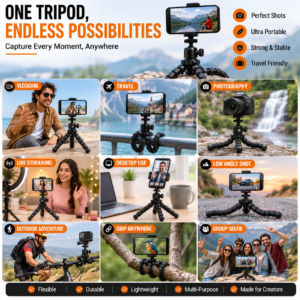 Flexible Gorilla Tripod 6 Inch | Mobile Camera Stand